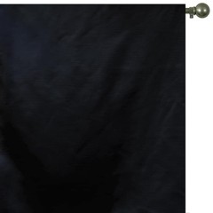 Black Heavy Satin Fabric by the Yard, 1 Yard Black Satin Fabric