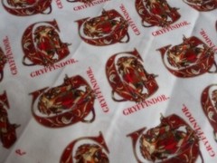 Brand New Gryffindor 100% Cotton by the 1/2 yard 18″ x 44″