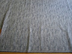 Decorators Upholstery Fabric Metaphores Blues Black Grey Ivory Striated 7.88Yd