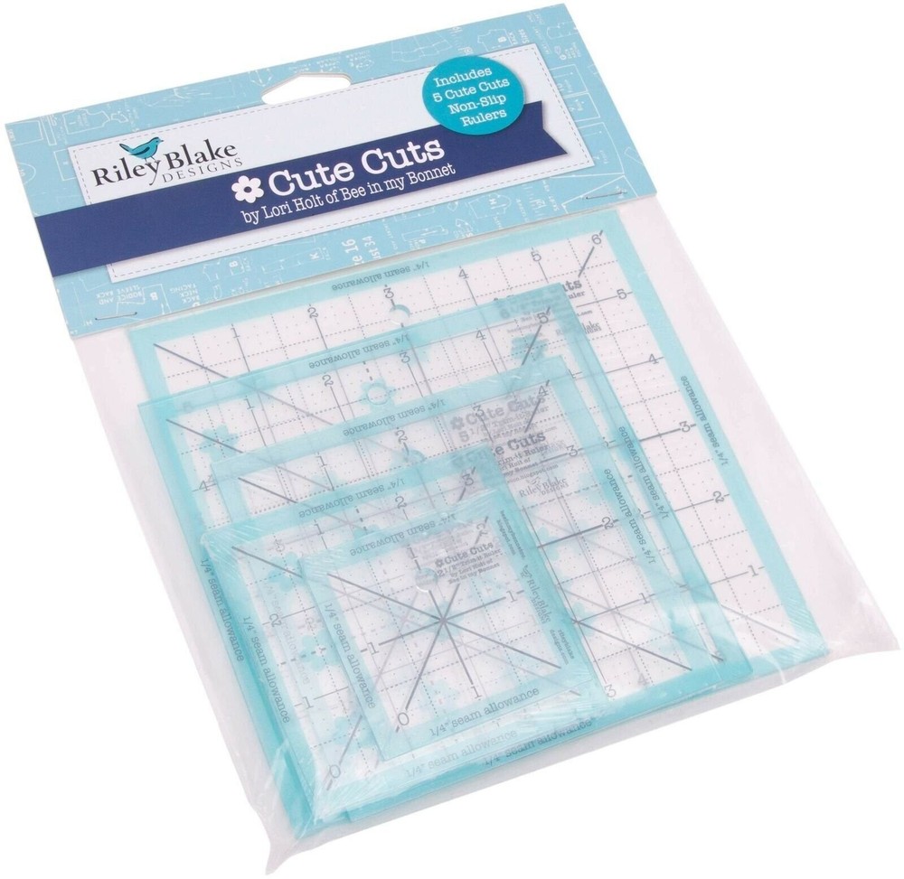 Riley Blake Designs by Lori Holt – Trim-It Square Ruler Pack – 2.5″, 3.5″, 4….
