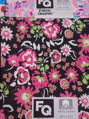 8562 Fabric Lot Of 5 Fabric Quarters Fat Quarters 18″x21″ floral