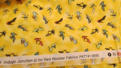 Red Rooster Fabrics Cotton Tres Chic The Vintage Workshop Womens Shoes 30×42