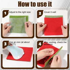 Double Sided Fusible Web 19.69in x 5.5yd White Iron-On Adhesive