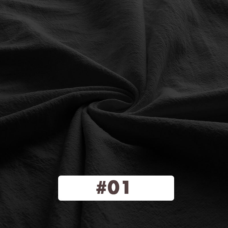 1.4*0.5M Faux Linen Fabric Cotton Pleated Cloth Soft Fabric DIY Dress Clothing.