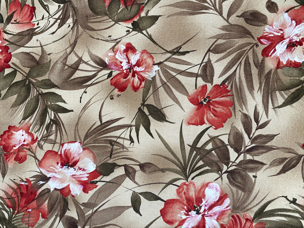 Fabric Printed Exclusively for Hobby Lobby Stores Floral BTY X 43 in