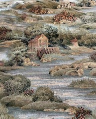 4 Yards French Country Pastoral Scene Premium Tapestry Medium to Heavy Weight
