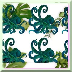 Ocean Theme Fabric 36×59 Inches for Sewing and Crafting