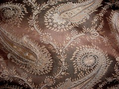 4-1/2Y Kravet Couture 28915 Well Lived Life Silk Paisley Upholstery Fabric
