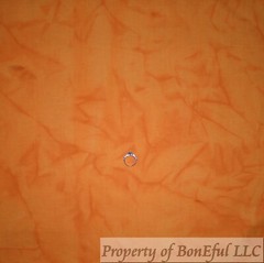 BonEFul FQ Cotton Quilt Orange Red Tonal Fire Crackle Spot Texture Blender Print