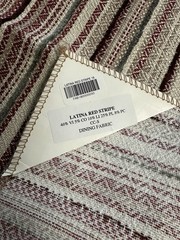 Lot 2 Designer Upholstery Fabric Swatches 17×17 Dining Samples Grommet Top