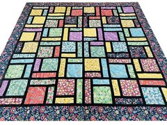 50Pcs 10 X 10 Inches Cotton Fabric Bundle Squares for Quilting Sewing, Precut Fa