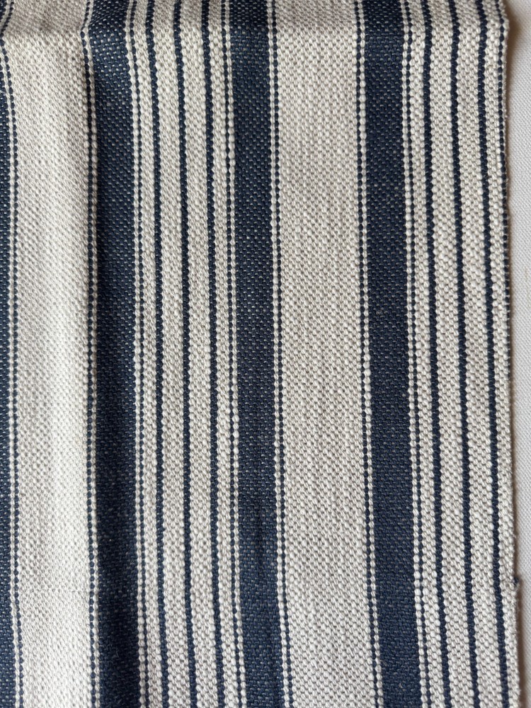 Threads Becket Indigo Fabric Remnant 24 x 24″