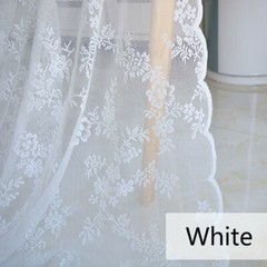 1M Embroidery Lace Mesh Fabric Tulle for Bridal Wedding Dress Curtain Tablecloth