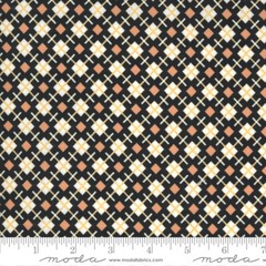 KITTY CORN Midnight Diagonal Black Moda Quilt Fabric #31174-17 sold by 1/2 Yd