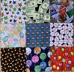 I-Spy 5 x 5 inch Square Charm Memory Quilt 56 Blocks – 100% Cotton – Rotary Cut