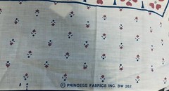 VTG ‘80’s Countrycore Tetter Totter Bunnies Crib Quilt Panel Princess Fabrics