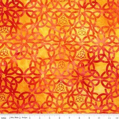 Expressions Batiks A Touch of Celtic Apricot – Riley Blake Designs – Fabric by t