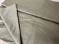 Designer Fabric Remnant Sage Green 48” X 84” Lightweight