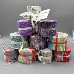 Lot Of 10 X 2.5” Jelly Roll Assorted Colors