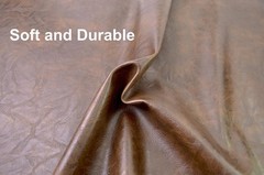 1 Yards 54″ x 36″ Dark Brown 1yard (54”x36”), (Crazy Horse Soft)