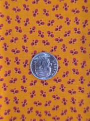 Peter Pan Fabrics Muted Orange Floral Cotton Quilt Fabric 1.8yds – 65 x 41