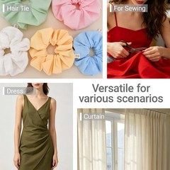 100% Combed Cotton Fabric by The Yard, 66 inches Wide, Premium Soft Breathabl…