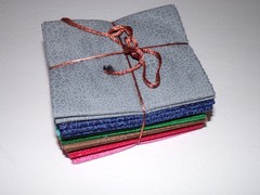 16 FQ Quality Cotton Fabric Lot – 1 Design – 8 Colors