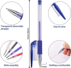 4-Piece Heat Erasable Pens for Fabric with 12 Refills – Fabric Marking Pens for