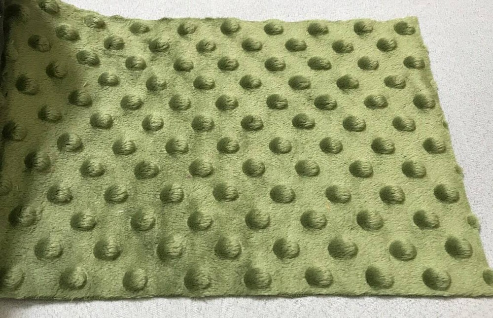 Minky Rosemary Dimple dot soft cuddle fabric by the yard 60″ wide