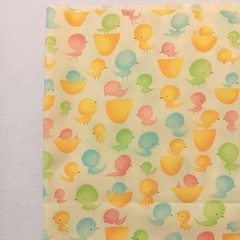 Westminster Fibers Spring Fling David Walker Yellow Chicks Cotton Fabric 1ydx45