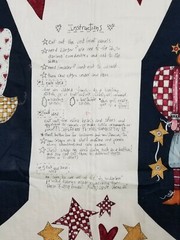 Hi-Fashion Fabric Homespun Country Angel Vest Cut & Sew Panel Alma Lynn Design