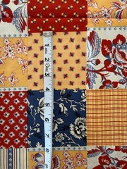 VINTAGE Patchwork: Faye Burgos For Marcus Brothers Textiles BTY