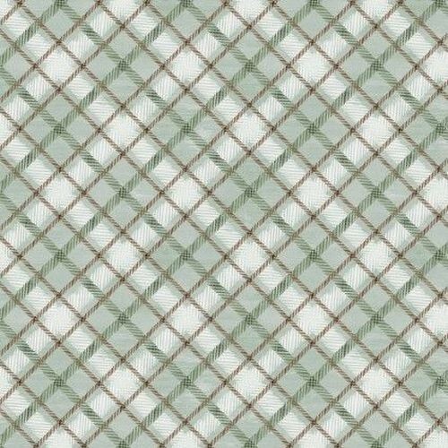 Lakeside Days By P&B Textiles – Green Plaid #5736-G
