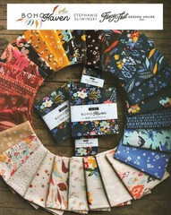 Boho Haven Moda Charm Pack 42 100% Cotton 5-inch Precut Cotton Fabric Squares