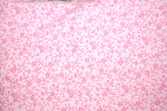 PINK FLOWERS AND VINES ON PINK FROM PETER PAN FABRICS – 100% COTTON FABRIC