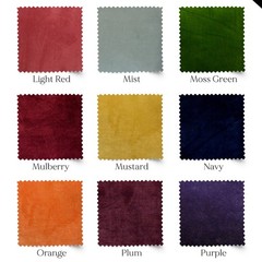 cotton Velvet solid Fabric by the Yard for Sewing Apparel Costumes Craft,fabric