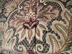 Raymond Waites For Mill Creek Fabrics Loreen Print Brown Ancient King 2 1/2 yd