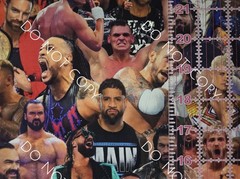100% Cotton Woven Novelty Fabric WWE Wrestling By The 1/4 Yard 9×56