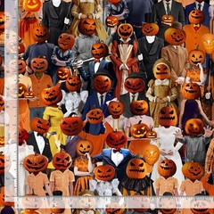 Halloween Fabric | Wicked Jack O Lantern Costume | Timeless Treasures YARD