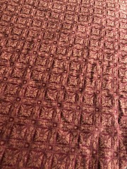 Burgundy Wine Red Gold Upholstery Fabric Brocade Geometric Classic 102″ x 56″