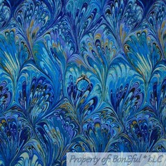 BonEful FABRIC FQ Cotton Quilt Blue Aqua Water Sea Horse World Turtle Beach Fish