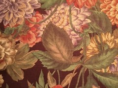 P.KAUFMANN FABRIC DECORATOR WEIGHT FLORAL 180”x 54”