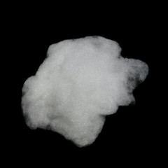 Polyester Fiber Fill Pure White High Resilience PP Cotton Stuffing 0.66 Pounds