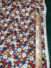 Moda 30s Playtime 100% cotton fabric LAST YARD 36×44 Floral Flowers 23370 18