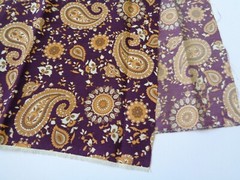 Lot of 6 Fabric Pieces Remnants Scarf Apparel Dresses Crafts Boho Mid Century