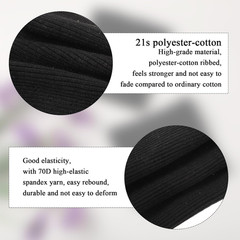 Knit Cuff Sleeve for Jacket Cotton Stretch Knit Rib Cuff Tubular Rib Cuffing f