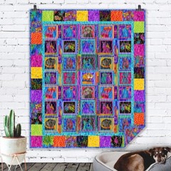 Laurel Burch**KINDRED CANINES~PUPPY LOVE** 45″ X 54″ QUILT KIT ~ QUICK & EASY!!!