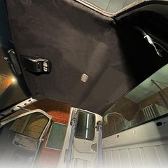 Suede Headliner Fabric Foam Black Car Interior Repair Wrap Trim Material Kit