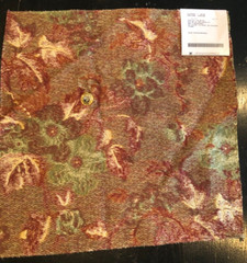 KRAVET Manor Born in Champagne 17 5/8 x 17 3/4″ Floral Brocade Fabric Sample