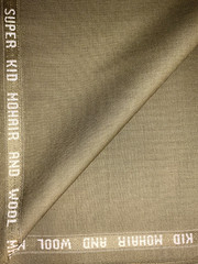 Vintage ‘88 Ormezzano 52% Mohair 48% Wool Olive Drab Italian Suiting 2.7m 280g/m